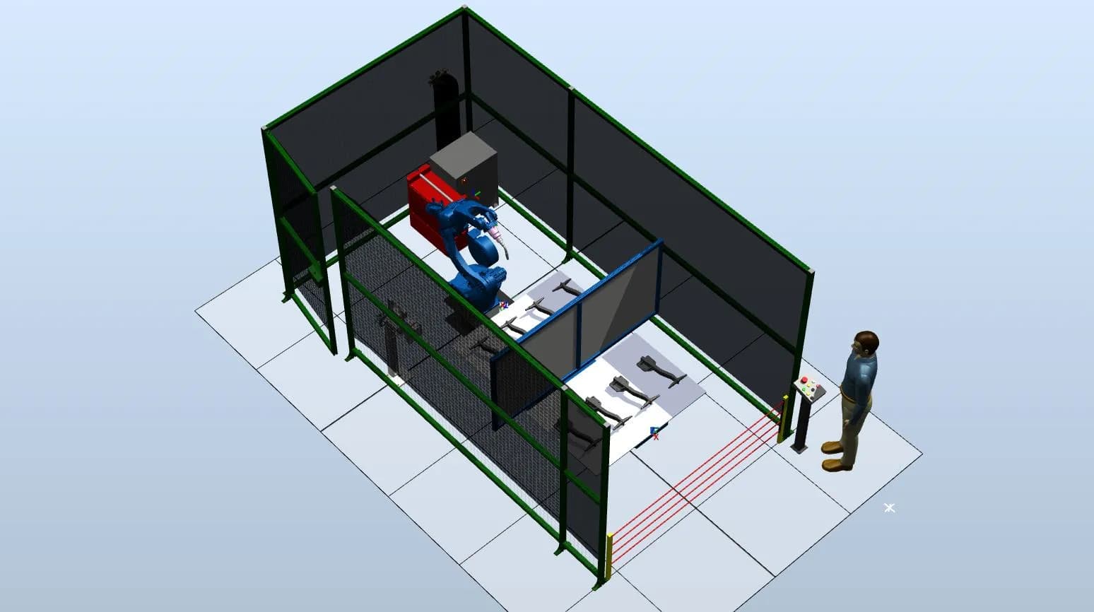 Состав универсального комплекса по роботизированной сварке
