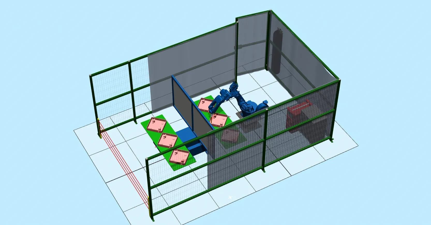 Состав роботизированного комплекса для сварки