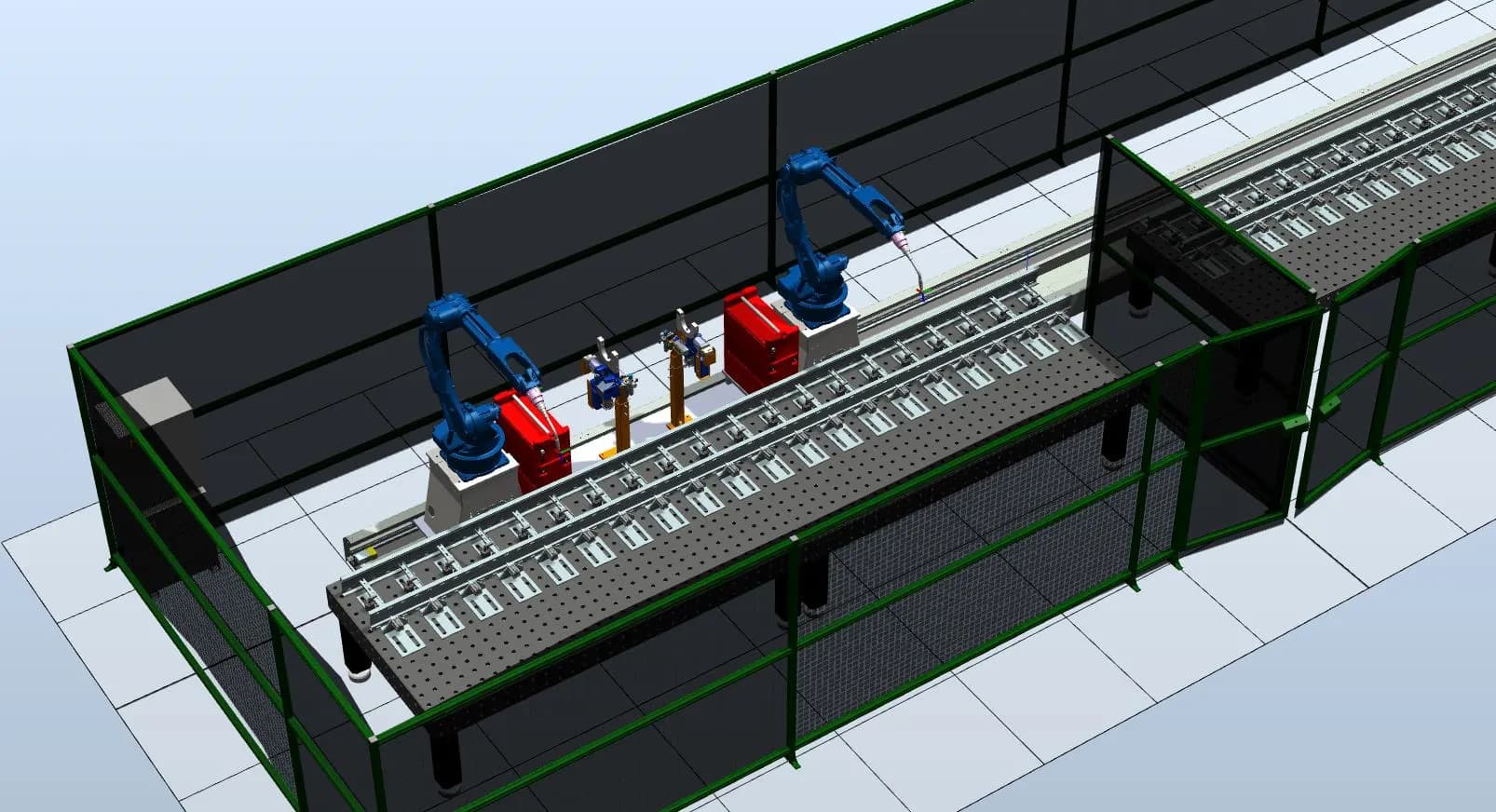 Роботизированный сварочный комплекс Yaskawa AR2010 с линейной осью