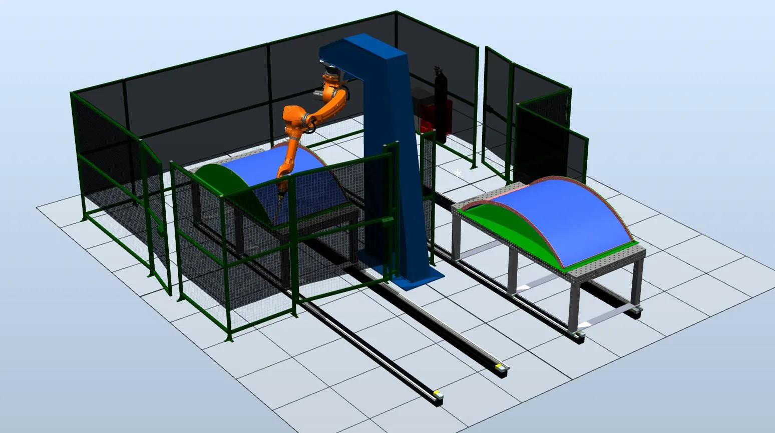 Роботизированный комплекс сварки kuka kr50 r2500