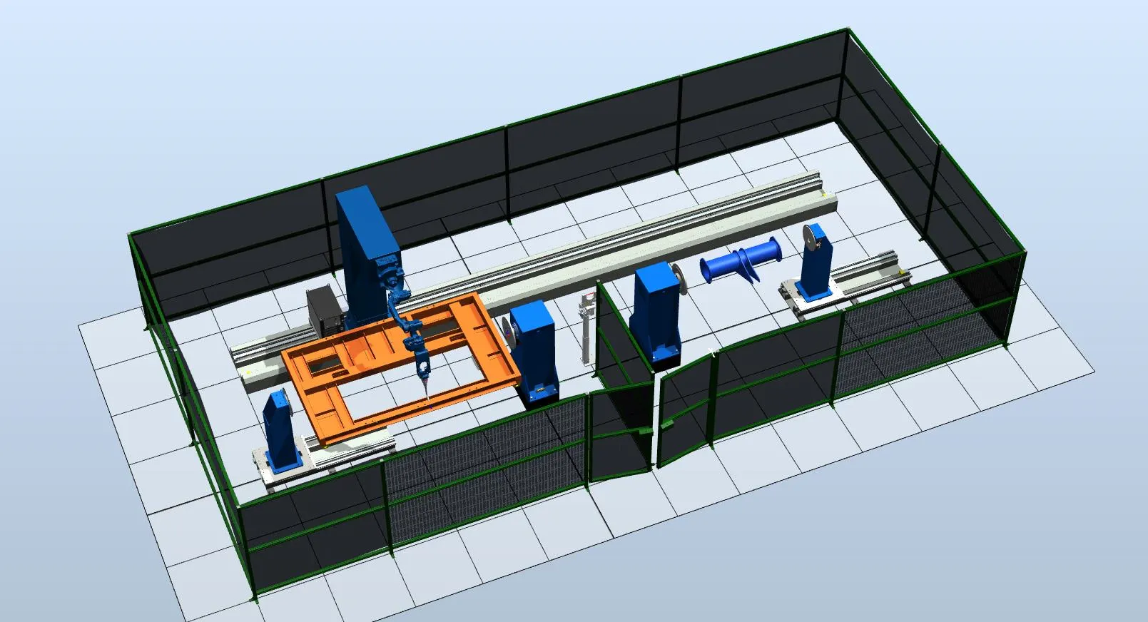 Роботизированный комплекс сварки yaskawa